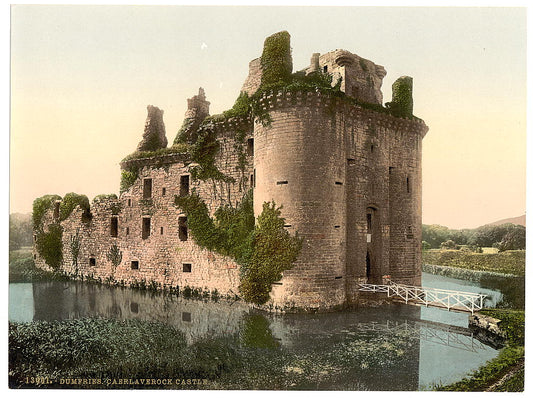A picture of Caerlaverock Castle, Dumfries, Scotland