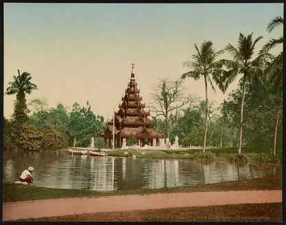 A picture of Calcutta Eden Garden with Burmese pagoda