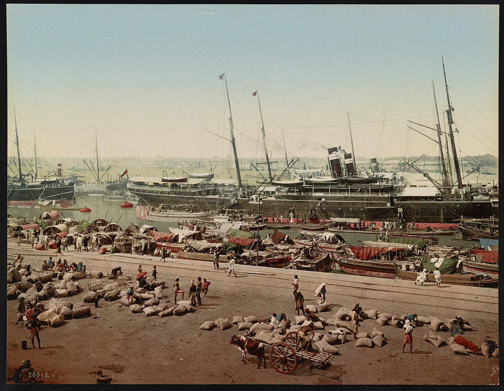 A picture of Calcutta. Harbour. Steamers II