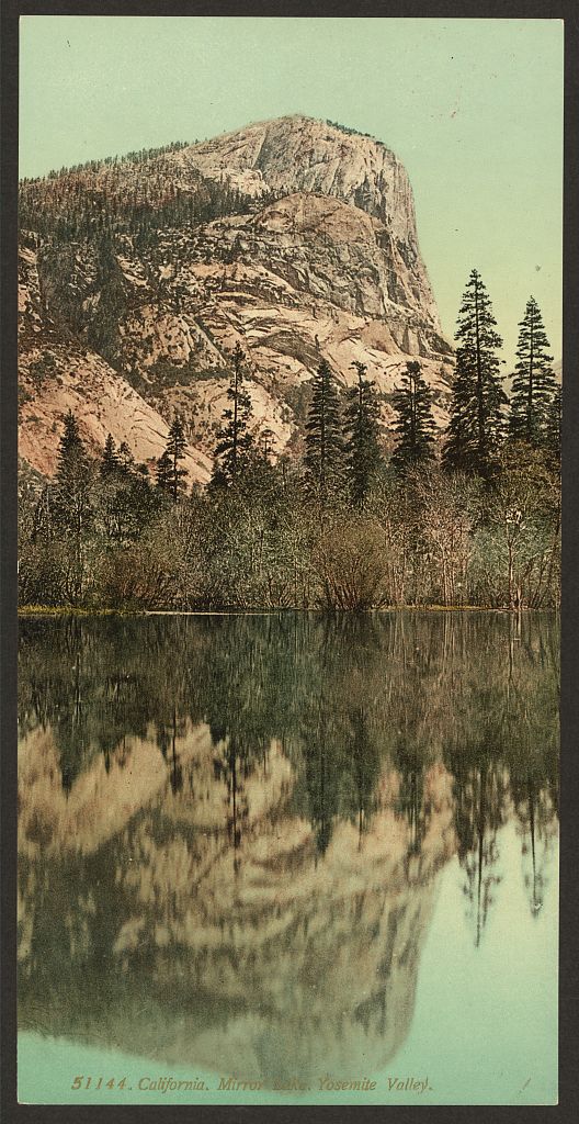 A picture of California. Mirror Lake, Yosemite Valley
