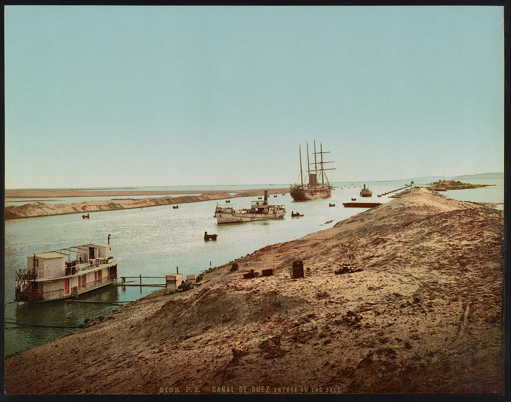 A picture of Canal de Suez, entrée au Lac Salé