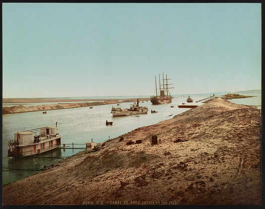 A picture of Canal de Suez, entrée au Lac Salé