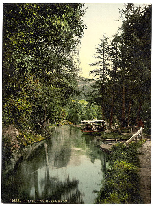 A picture of Canal walk, Llangollen, Wales