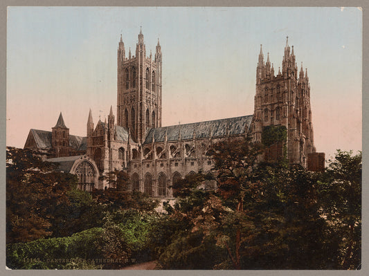 A picture of Canterbury Cathedral, N.W.