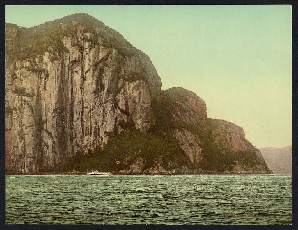 A picture of Cape Trinity on the Saguenay River