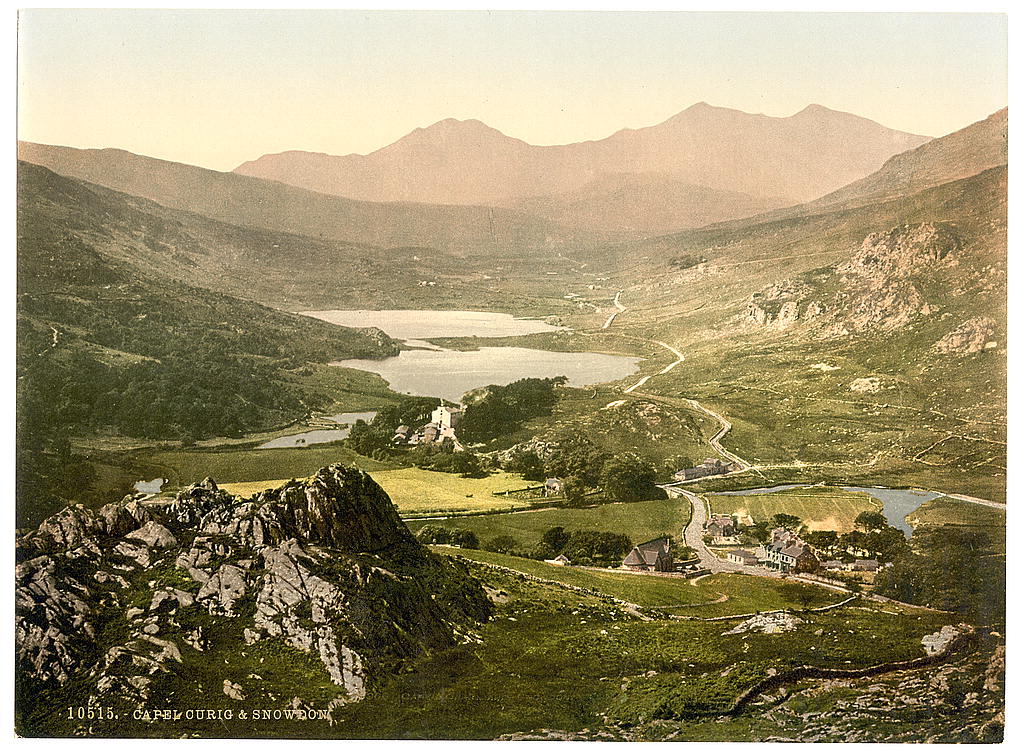 A picture of Capel Curig and Snowdon, Wales