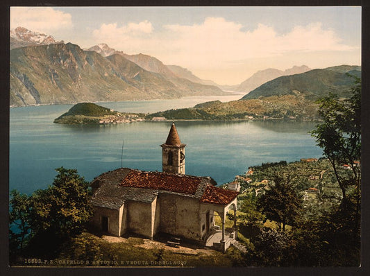 A picture of Capello St. Angelo and view of Bellagio, Lake Como, Italy