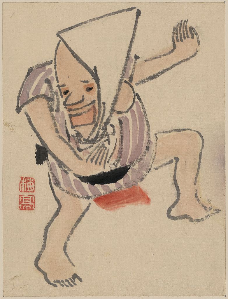 A picture of Caricature of a dancer