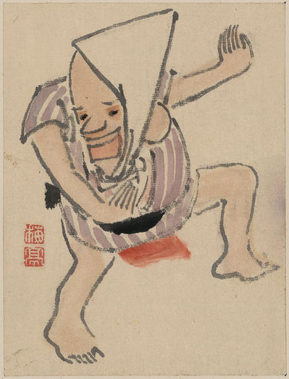 A picture of Caricature of a dancer