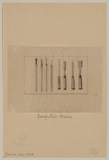 A picture of Carpenter's chisels