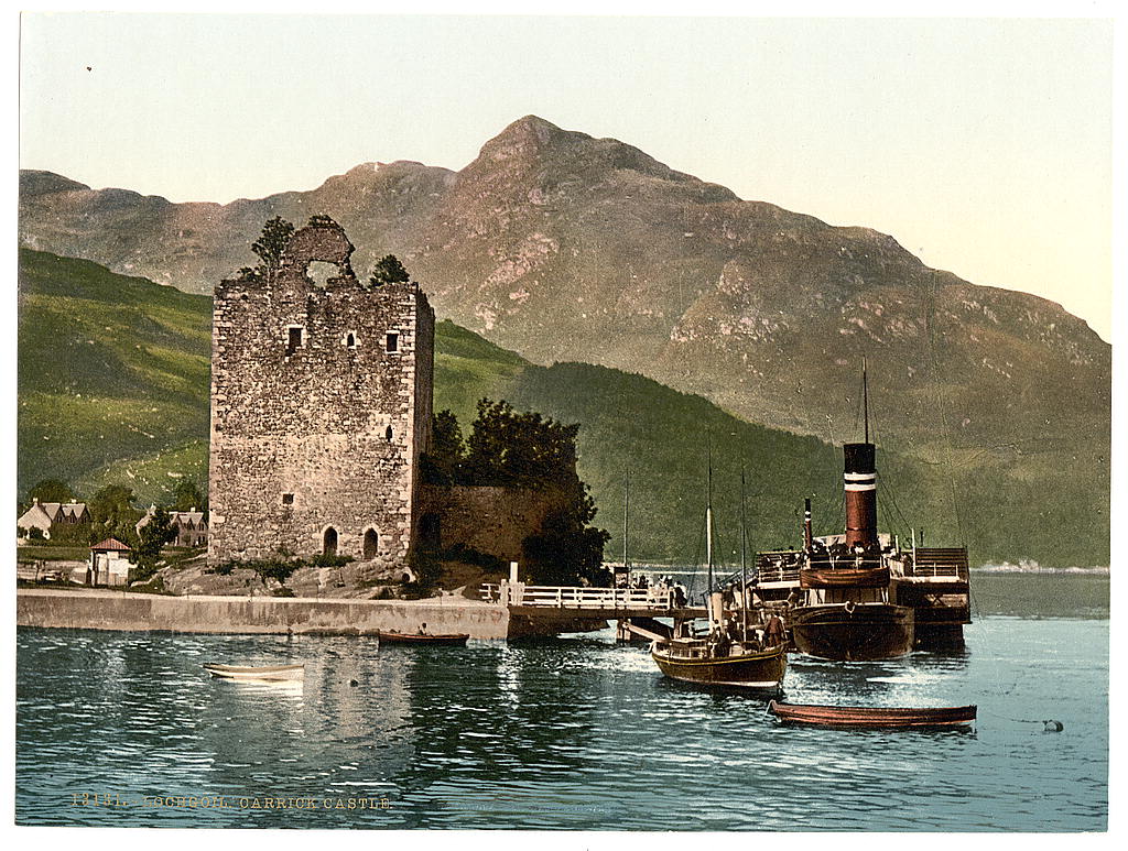 A picture of Carrick Castle, Lochgoil (i.e. Loch Goil), Scotland