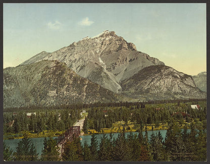 A picture of Cascade Mountain, Alberta