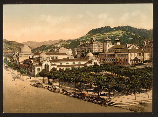 A picture of Casino and baths, La Bourboule, France