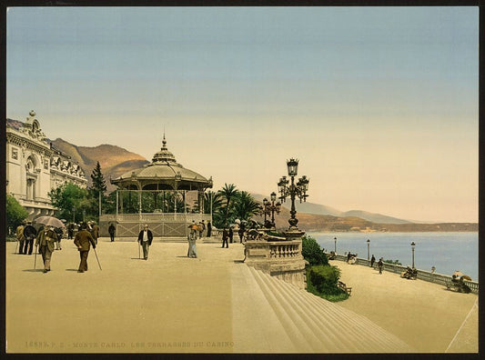 A picture of Casino entrance, the terraces, Monte Carlo, Riviera