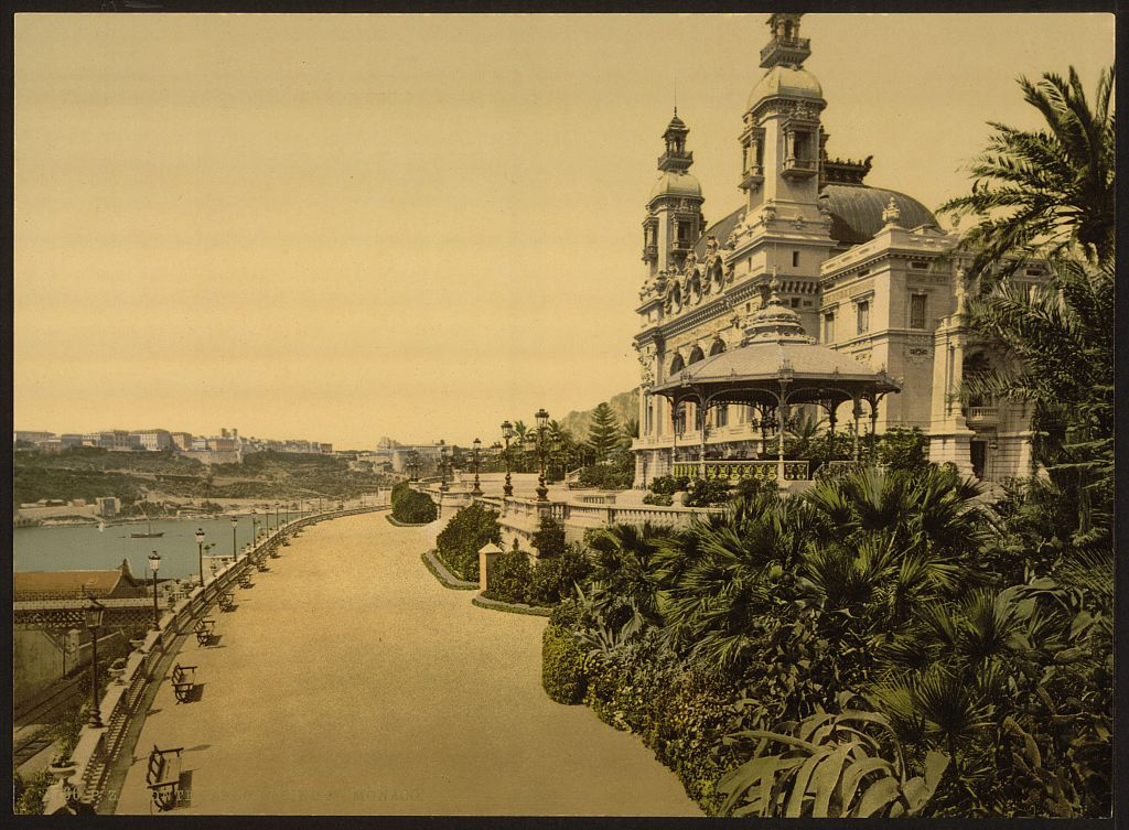 A picture of Casino entrance, with Monaco, Monte Carlo, Riviera