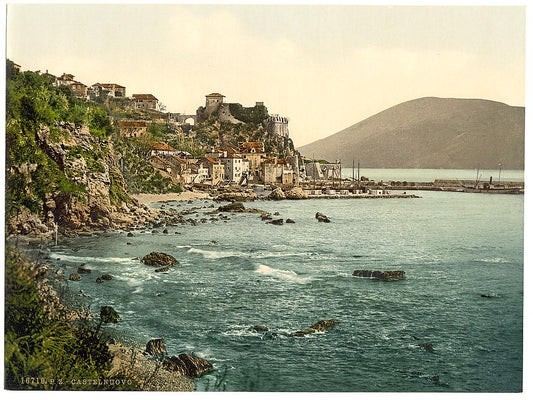 A picture of Castelnuovo, general view, Dalmatia, Austro-Hungary