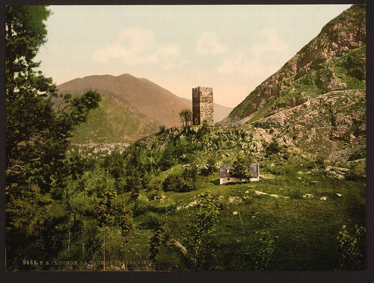 A picture of Castelvieil tower, Luchon, Pyrenees, France