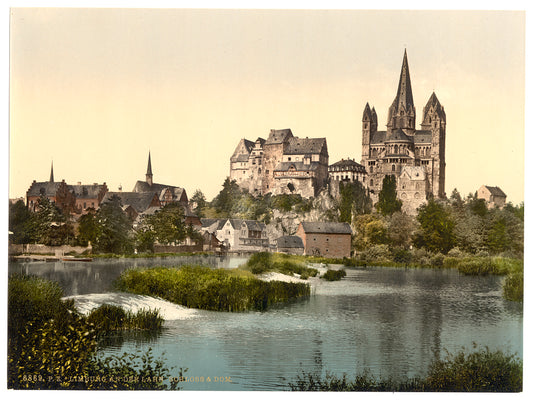 A picture of Castle and cathedral, Limburg (i.e., Limburg an der Lahn), Hesse-Nassau, Germany