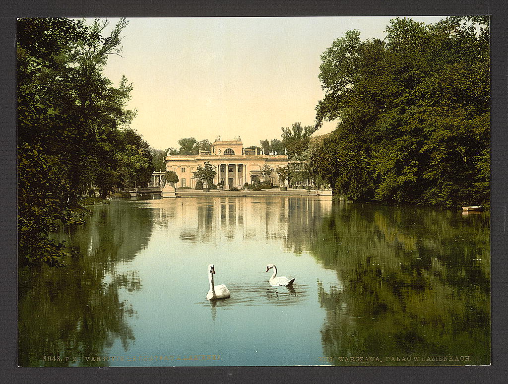 A picture of Castle at Lazionki Lazienki, Warsaw, Poland