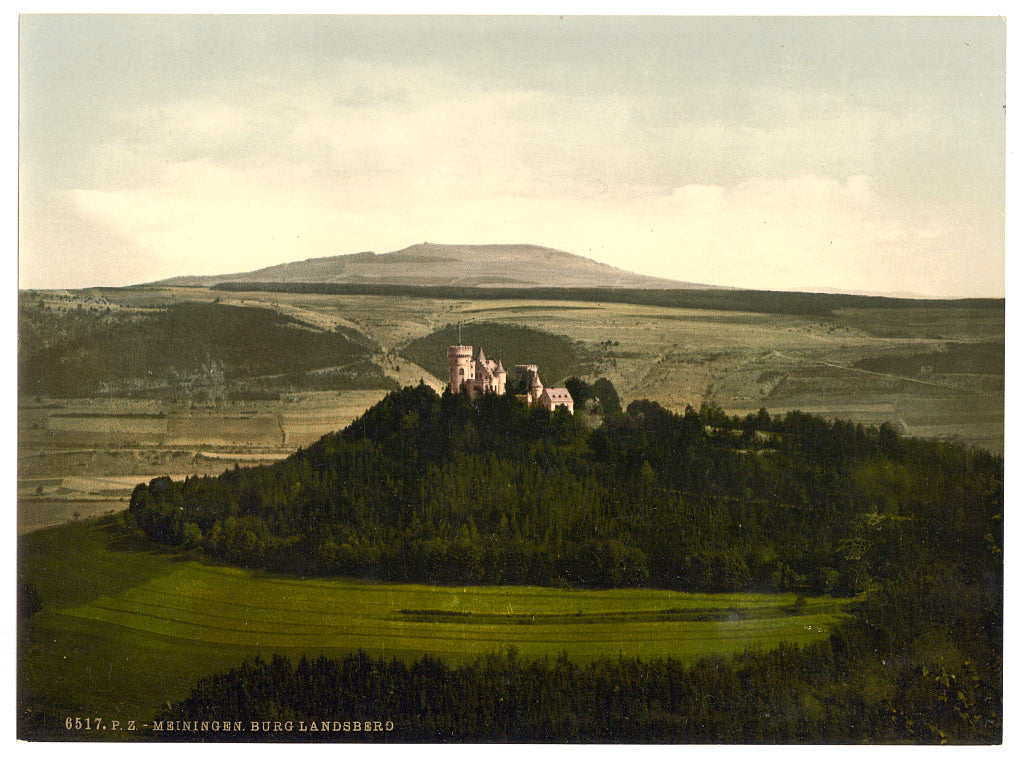 A picture of Castle of Landsberg, Meiningen, Thuringia, Germany