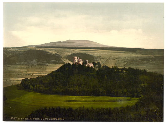 A picture of Castle of Landsberg, Meiningen, Thuringia, Germany