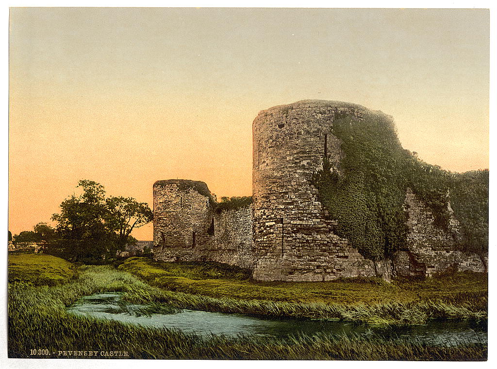 A picture of Castle, Pevensey, England