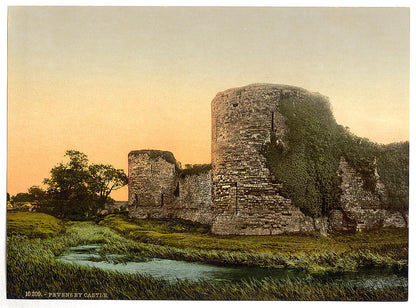 A picture of Castle, Pevensey, England