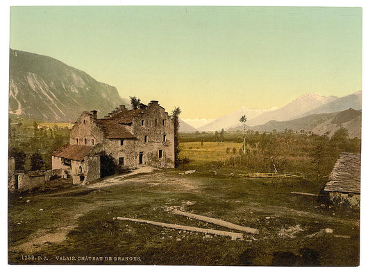 A picture of Castle ruins, Granges, Valais, Switzerland