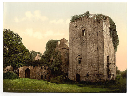 A picture of Castle, the keep, Goodrich, England