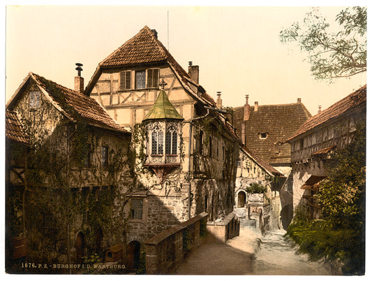 A picture of Castle yard, Wartburg, Thuringia, Germany