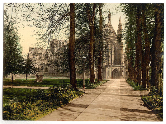 A picture of Cathedral and avenue, Winchester, England