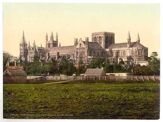 A picture of Cathedral, from south, Peterborough, England