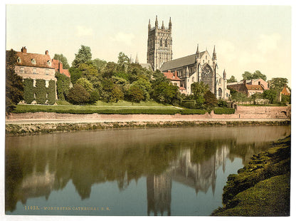 A picture of Cathedral, S. E., Worcester, England