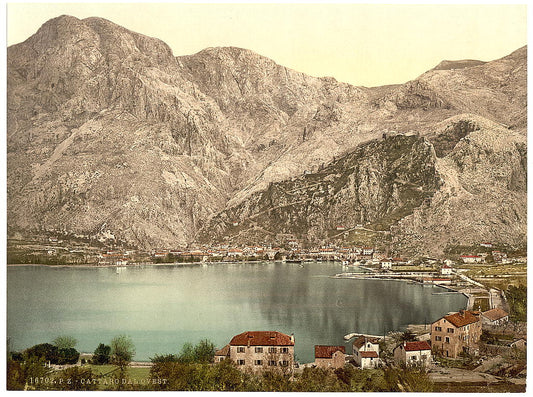 A picture of Cattaro, from the West, Dalmatia, Austro-Hungary
