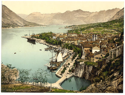 A picture of Cattaro, general view, Dalmatia, Austro-Hungary