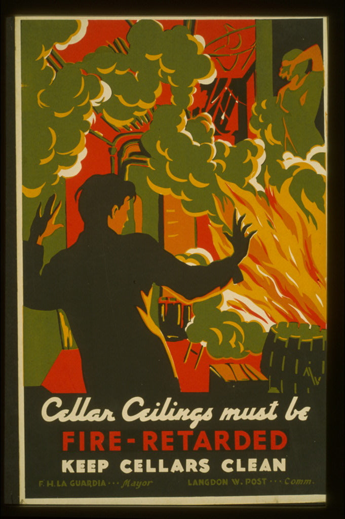 A picture of Cellar ceilings must be fire-retarded Keep cellars clean /
