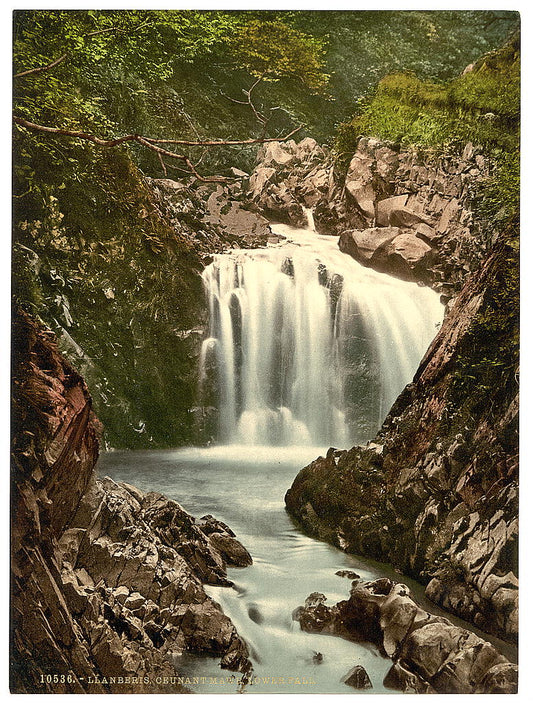 A picture of Ceunant Mawr, Lower Fall, Llanberis, Wales