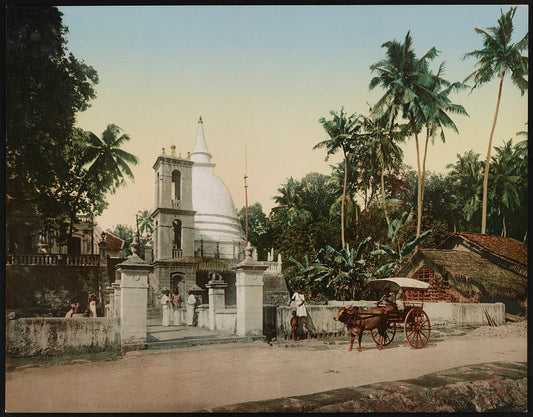 A picture of Ceylon. Temple of Buddha on the Road to Gall