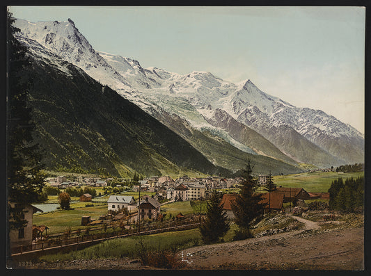 A picture of Chamonix et Montblanc