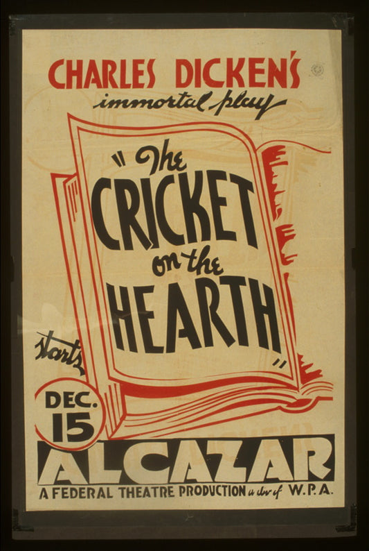 A picture of Charles Dicken's immortal play "The cricket on the hearth"