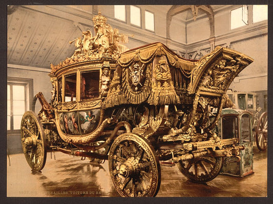 A picture of Charles X, carriage, Versailles, France