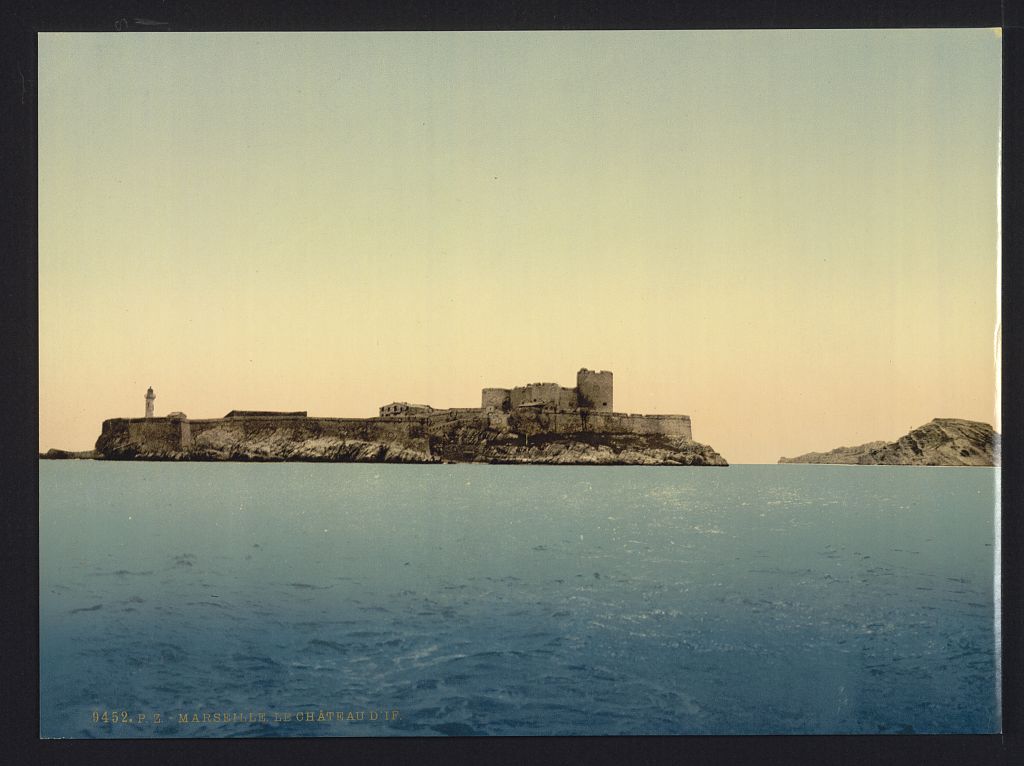 A picture of Chateau d'If, from the sea, Marseilles, France