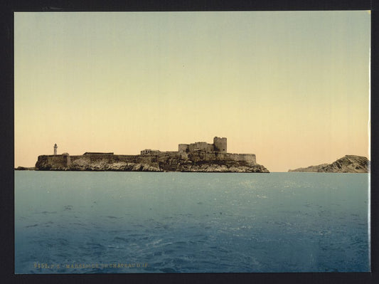 A picture of Chateau d'If, from the sea, Marseilles, France