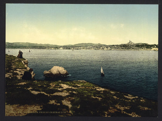 A picture of Chateau d'If, view from the chateau, Marseilles, France