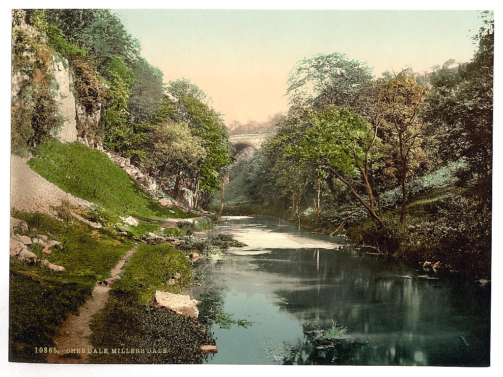 A picture of Chee Dale, Miller's Dale, Derbyshire, England