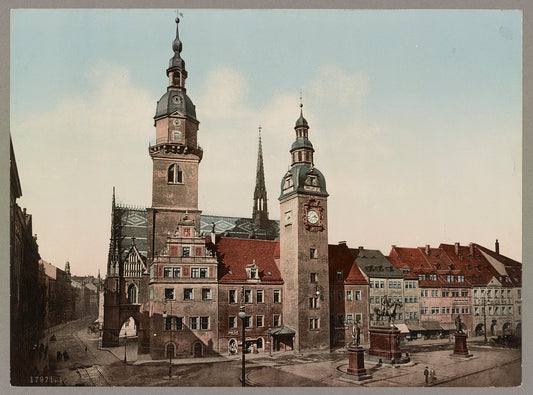 A picture of Chemnitz. Die drei Denkmäler