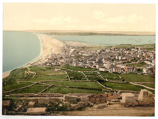 A picture of Chesil Beach, Portland, England