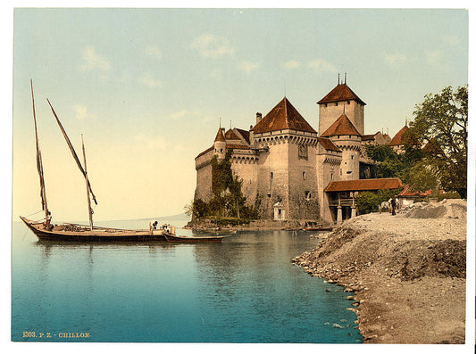 A picture of Chillon Castle, Geneva Lake, Switzerland