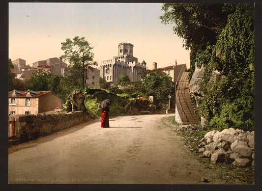 A picture of Church and old town, Royat, France