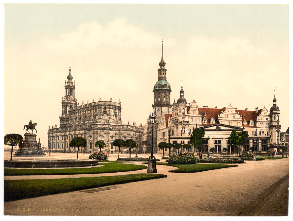 A picture of Church and Royal Castle, Altstadt, Dresden, Saxony, Germany